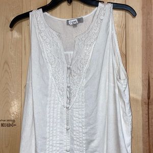 Rose & Thyme button down blouse.